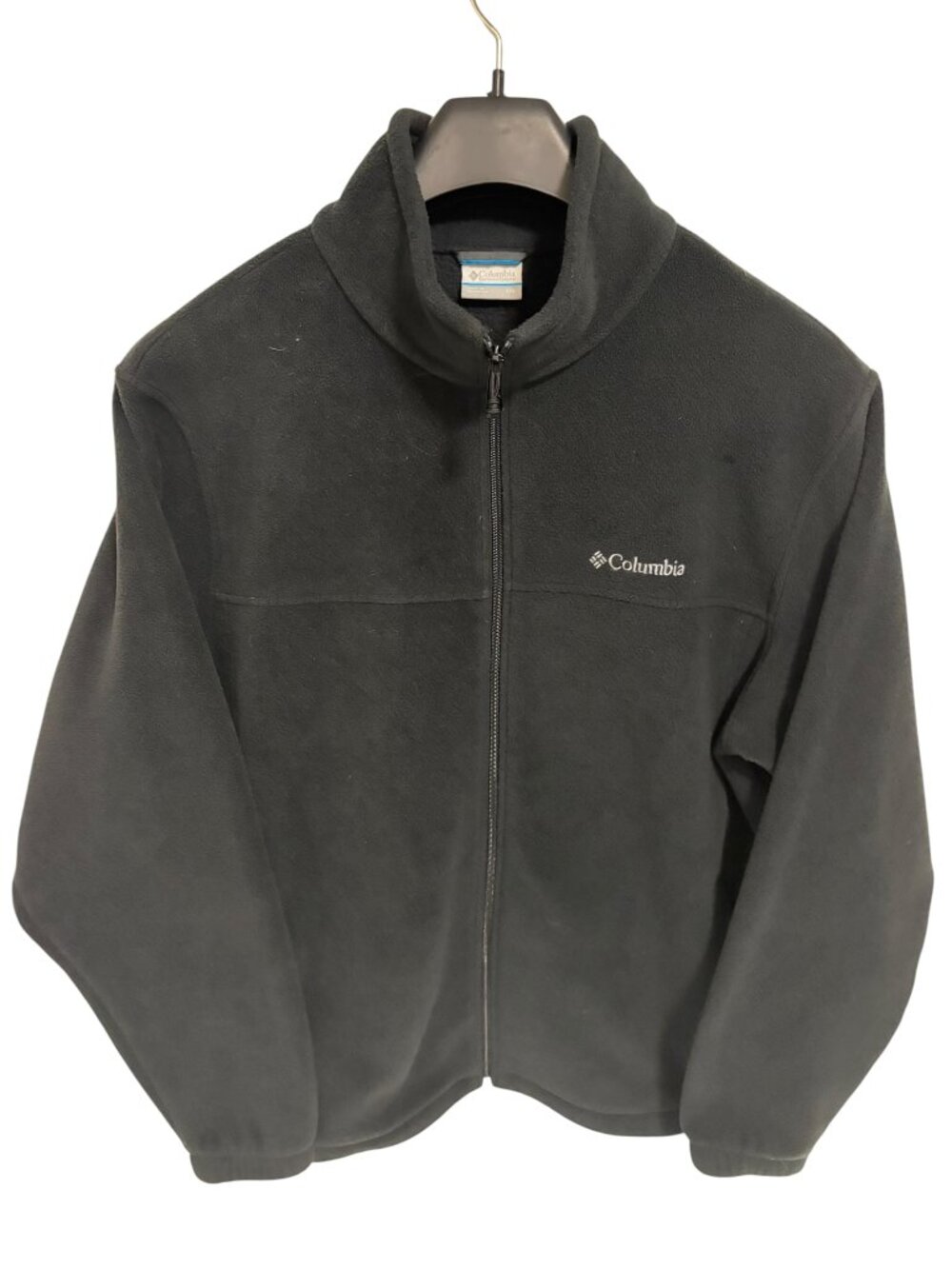 Columbia Fleece Mens Jacket Coat Size XXL Navy Blue Full Zip
